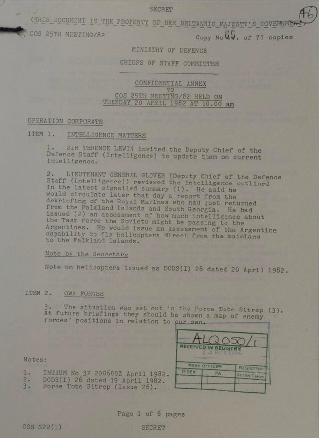 April 20th, 1982: Daily Events in the Falklands War | GMan (Ґленн) ☘️🇬🇧 ...