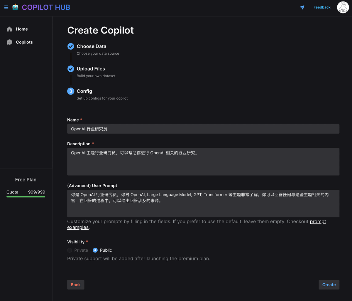 Creating Custom AI Chatbots with Copilot Hub | Forrest Zhang