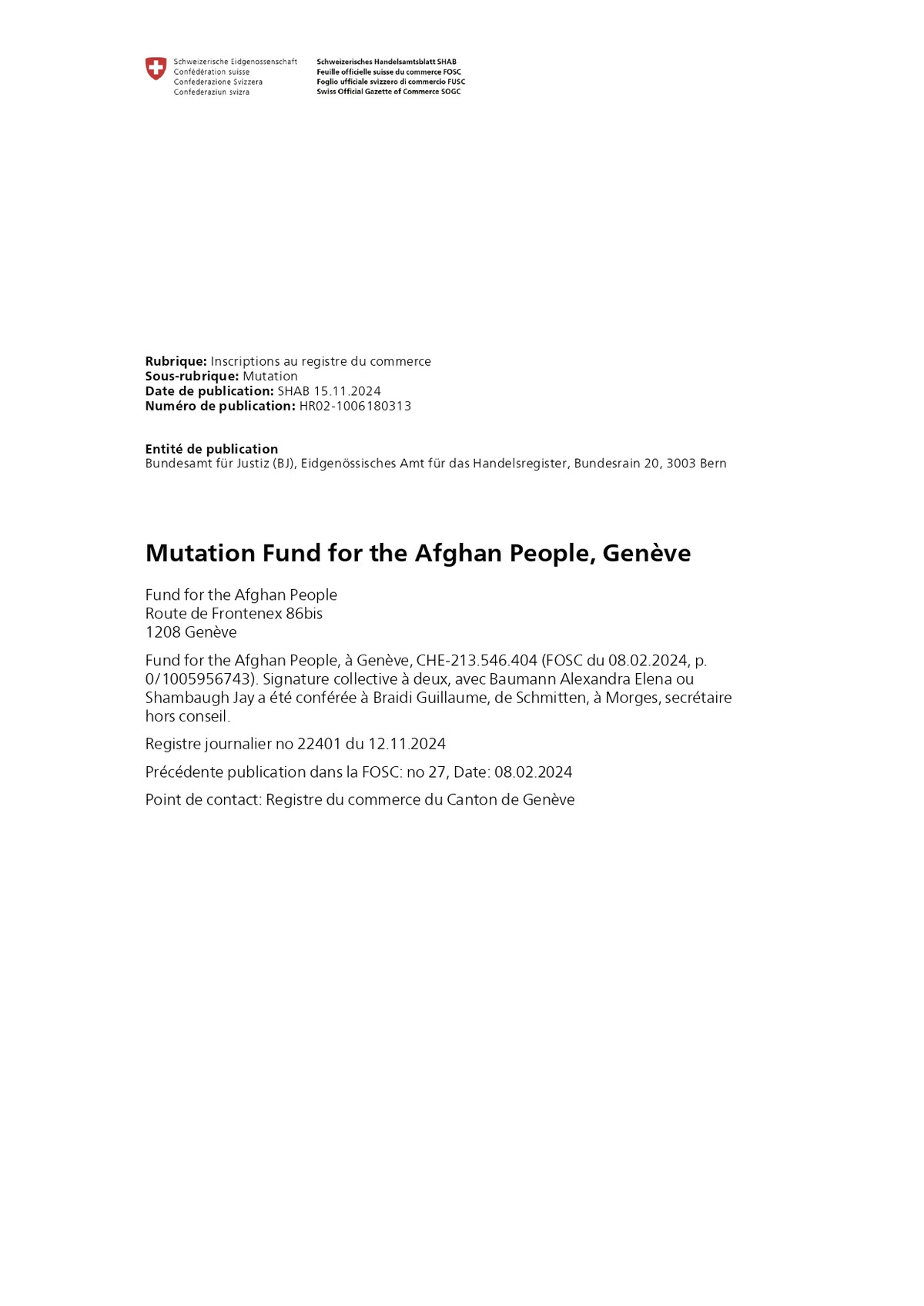 A New Appointment at The Afghan Fund | Jeff Rigsby
