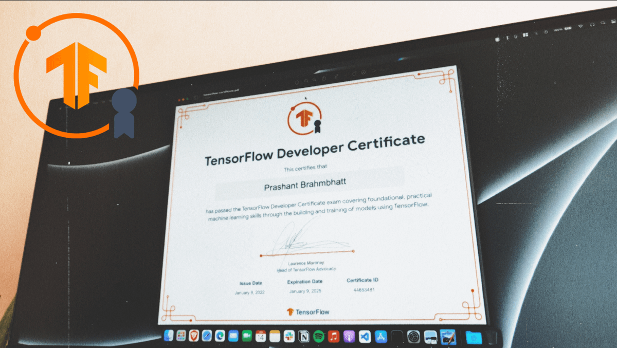 How to prepare for Tensorflow Exam Prashant