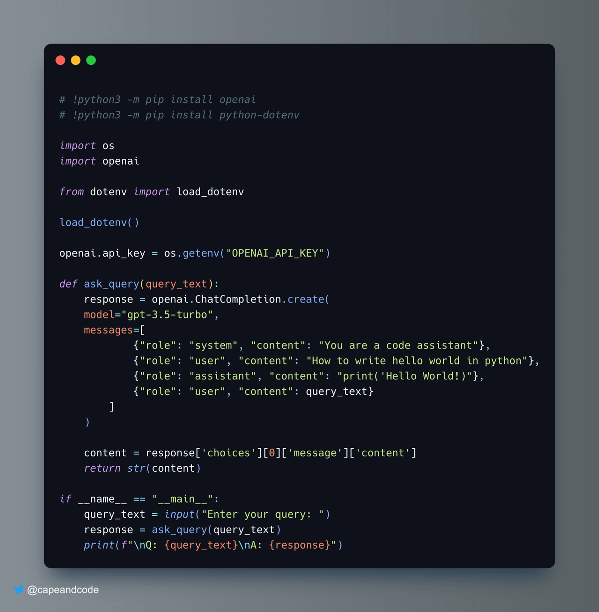 ChatGPT API | Prashant