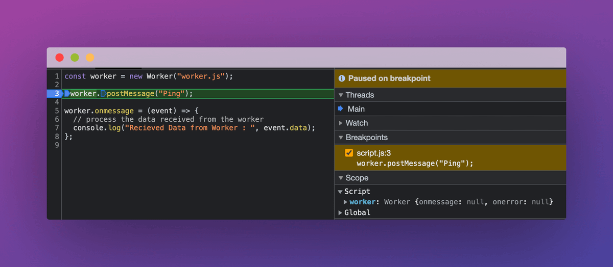 What is a Worker thread in javascript & why should you know about it