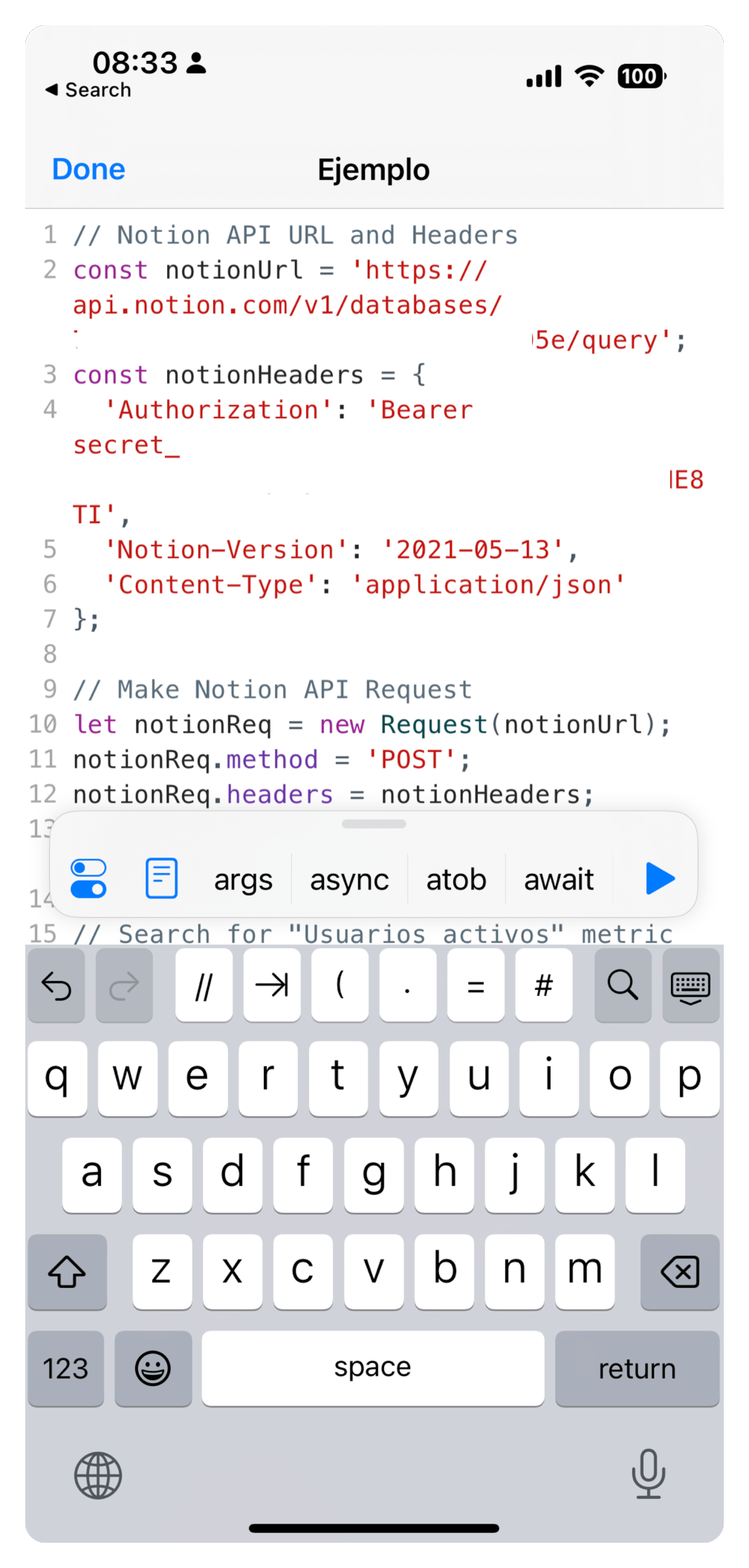 Cómo armar un widget para seguimiento de métricas en iOS usando Notion ...