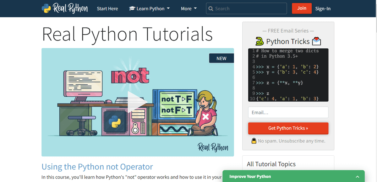 Top 9 Websites for python programming | Avi Kumar Talaviya
